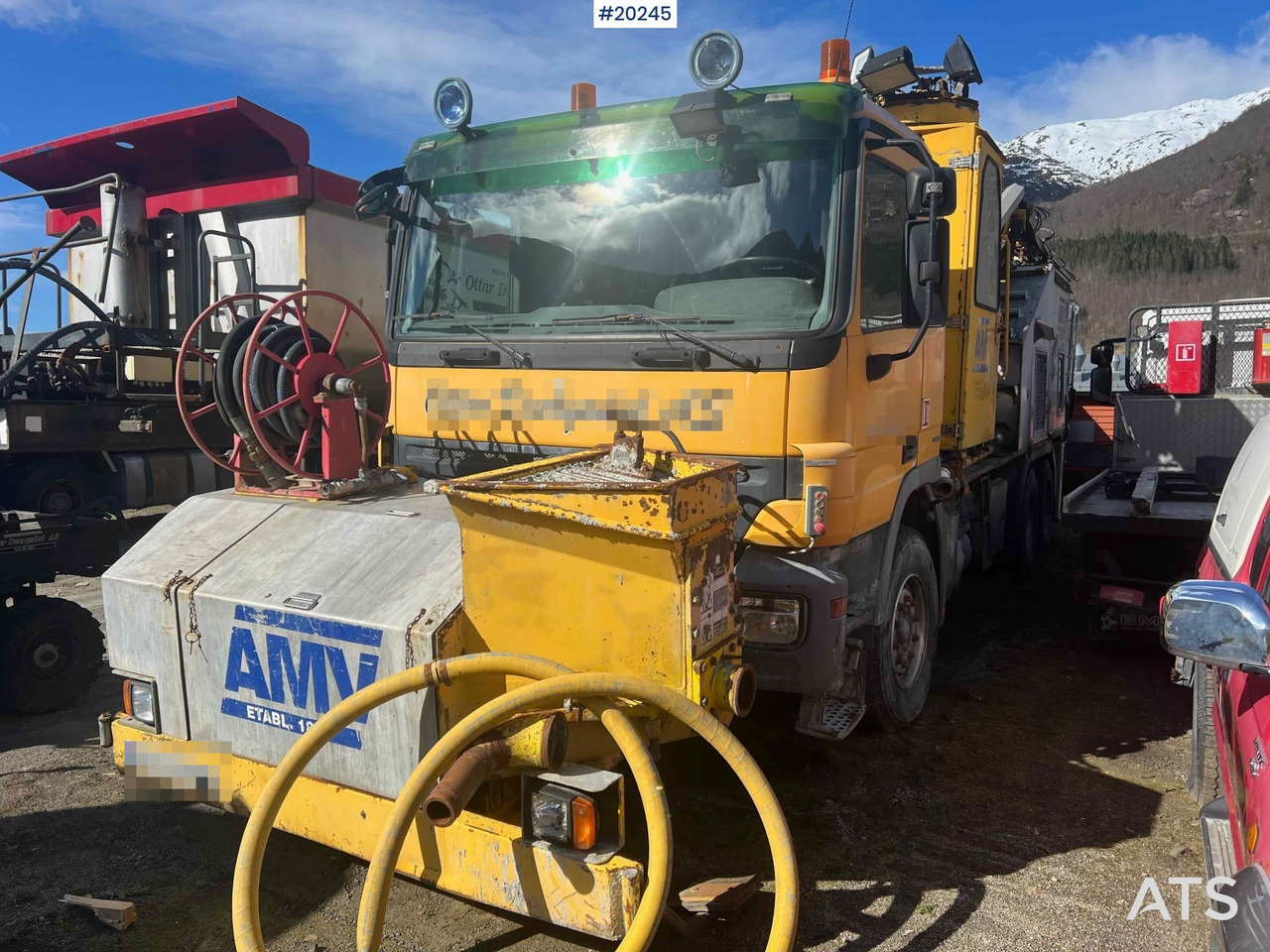 Mercedes Actros 2641 6x4 M/ 2008 AMV 7450 Betong sprøyterigg påbygg - Concrete pump truck: picture 4 Mercedes Actros 2641 6x4 M/ 2008 AMV 7450 Betong sprøyterigg påbygg - Concrete pump truck: picture 4