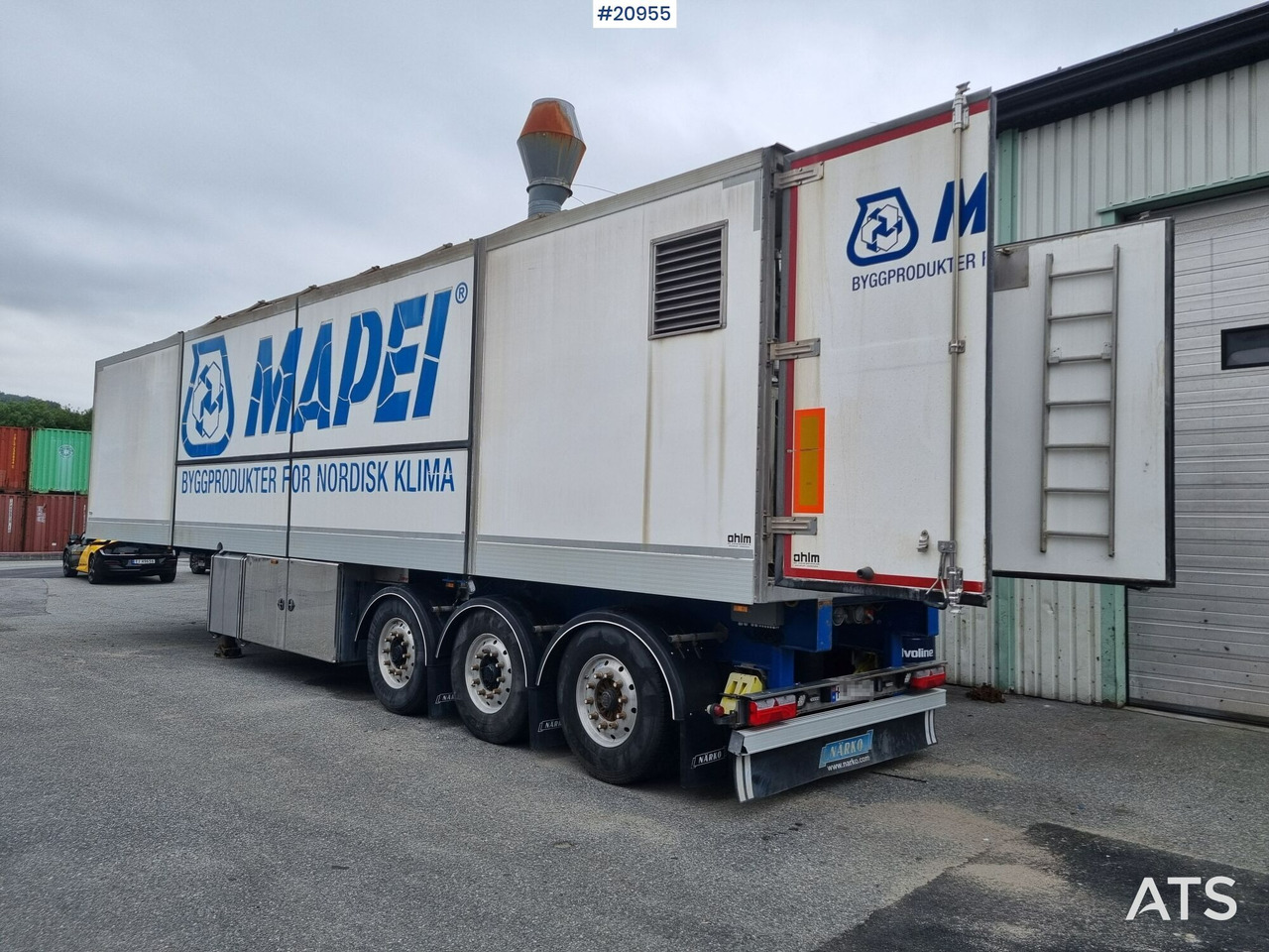 Narko 3 akslet - Closed box semi-trailer: picture 4 Narko 3 akslet - Closed box semi-trailer: picture 4