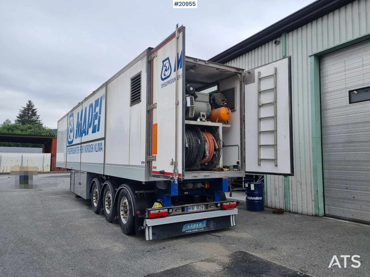 Narko 3 akslet - Closed box semi-trailer: picture 5 Narko 3 akslet - Closed box semi-trailer: picture 5