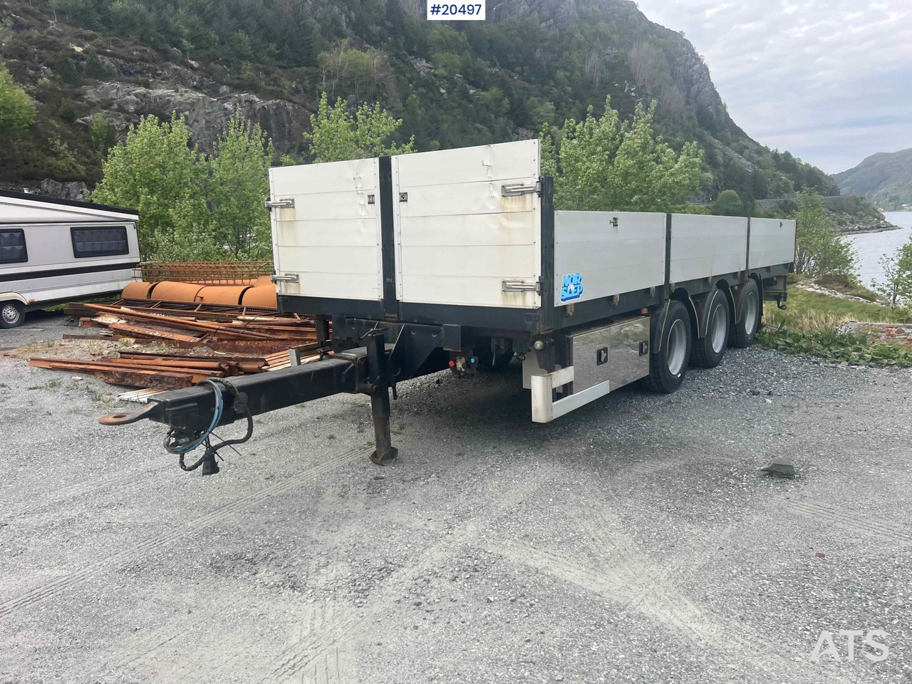 Nor-Slep 3 Akslet - Dropside/ Flatbed trailer: picture 2 Nor-Slep 3 Akslet - Dropside/ Flatbed trailer: picture 2