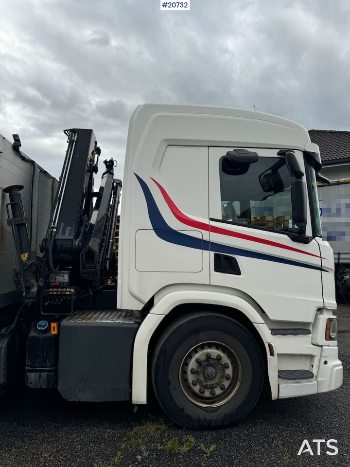 Scania P320 - Crane truck, Dropside/ Flatbed truck: picture 3 Scania P320 - Crane truck, Dropside/ Flatbed truck: picture 3