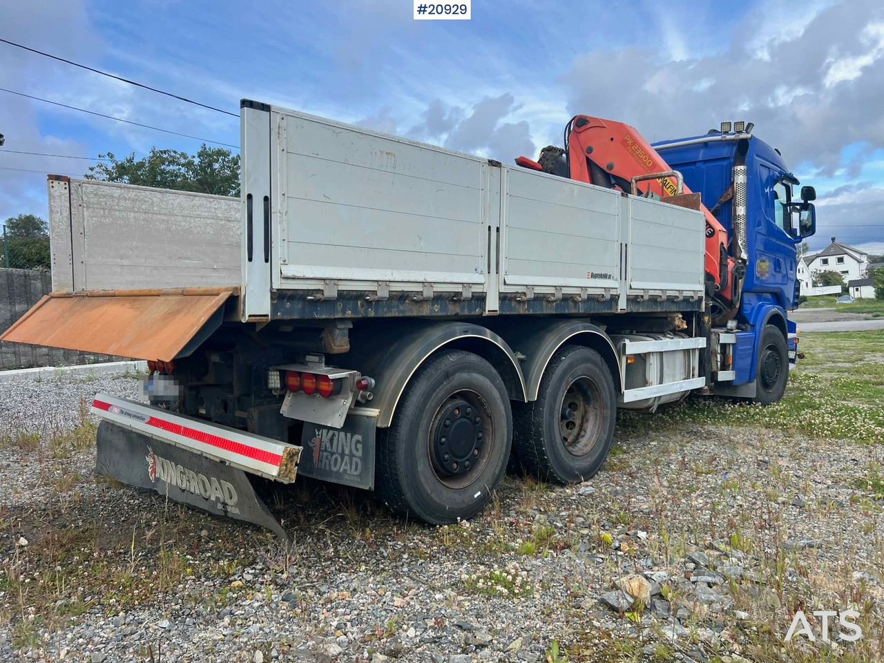 Dropside/ Flatbed truck, Crane truck Scania R480: picture 16