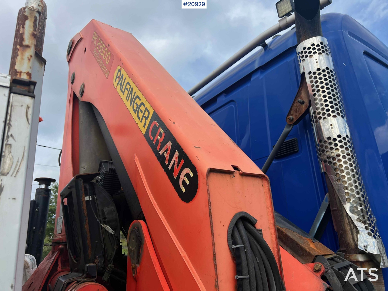 Dropside/ Flatbed truck, Crane truck Scania R480: picture 30