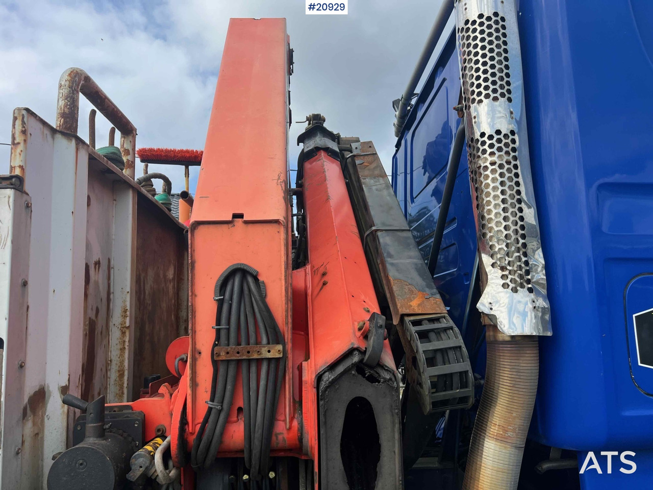 Dropside/ Flatbed truck, Crane truck Scania R480: picture 29