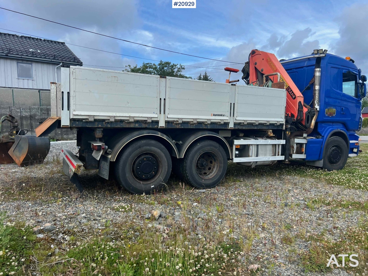 Dropside/ Flatbed truck, Crane truck Scania R480: picture 14