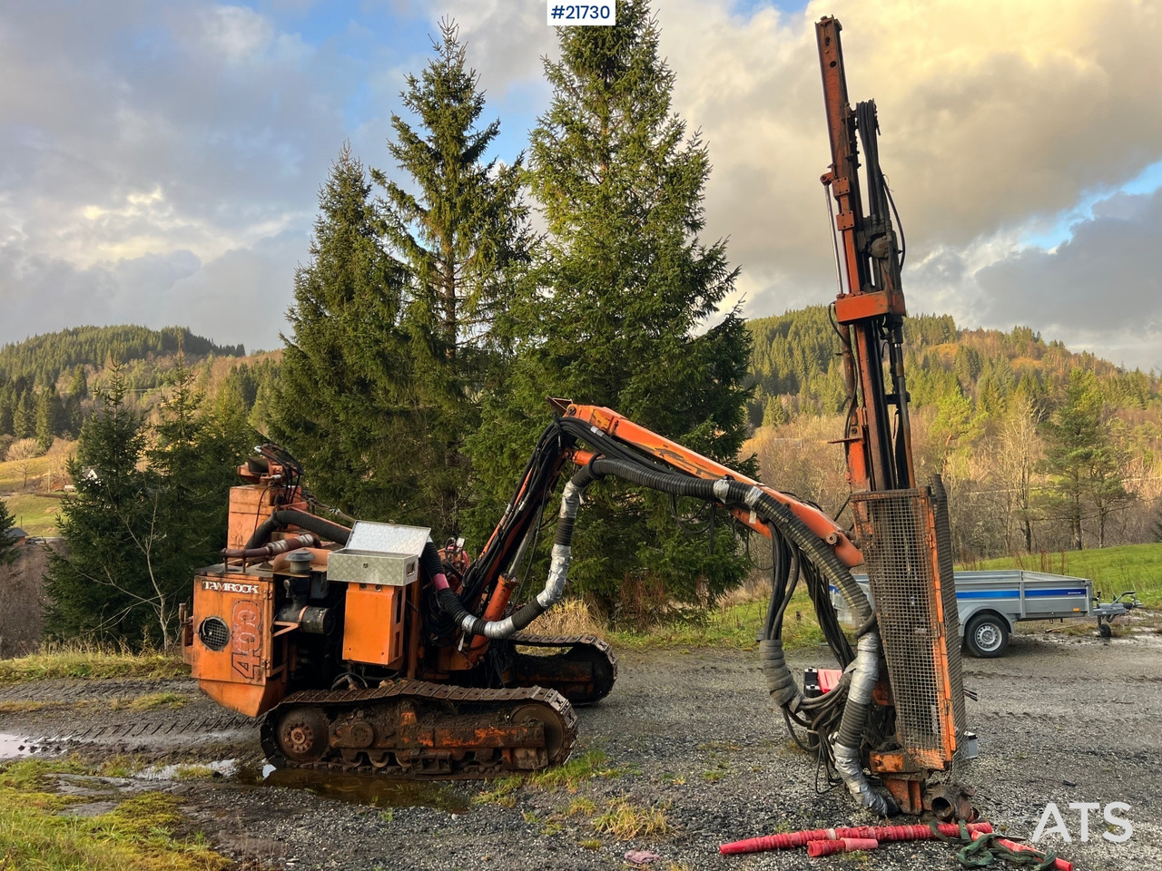 Tamrock DHA400 Borerigg m/ HLR 438L hammer - Drilling rig: picture 2 Tamrock DHA400 Borerigg m/ HLR 438L hammer - Drilling rig: picture 2