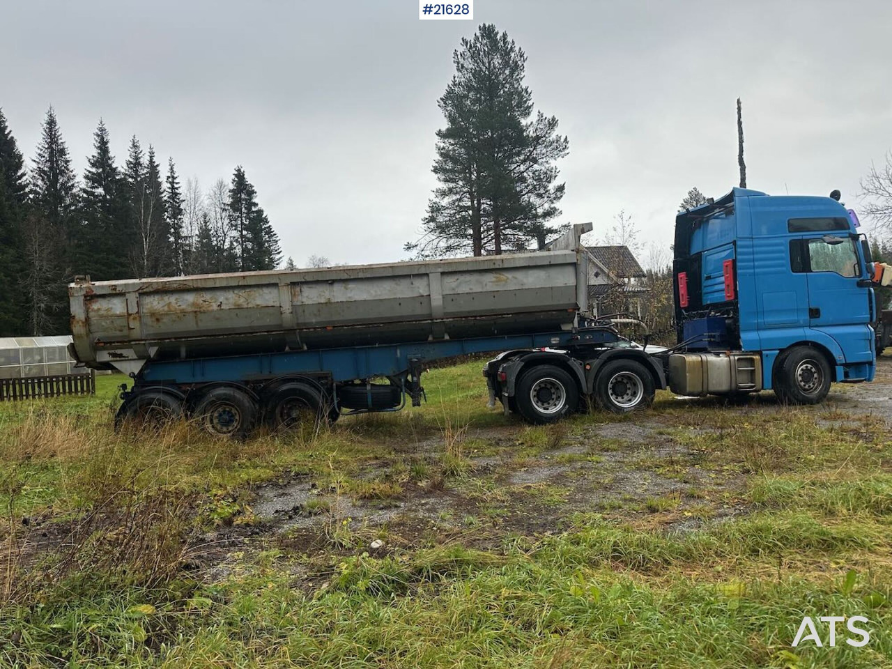 MAN TGA 28.530 6x2 trekkvogn m/ 1987 L.A.G Bree 3 akslet tippsemi SE VIDEO - Tractor unit: picture 2 MAN TGA 28.530 6x2 trekkvogn m/ 1987 L.A.G Bree 3 akslet tippsemi SE VIDEO - Tractor unit: picture 2