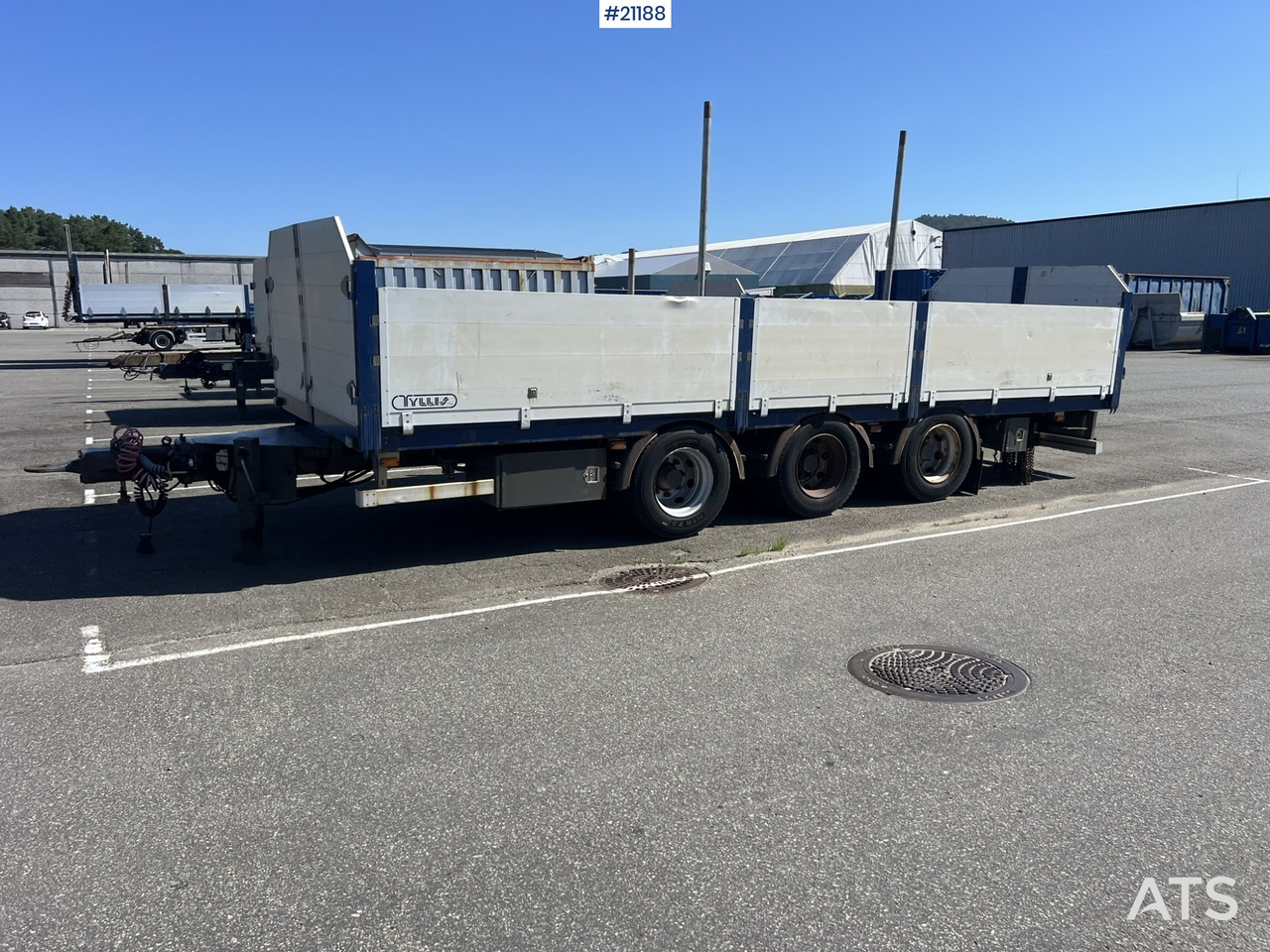 Tyllis 3 akslet - Dropside/ Flatbed trailer: picture 4 Tyllis 3 akslet - Dropside/ Flatbed trailer: picture 4