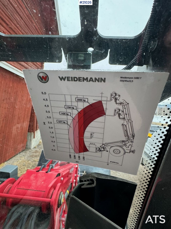 Telescopic wheel loader Weidemann 5080T: picture 31