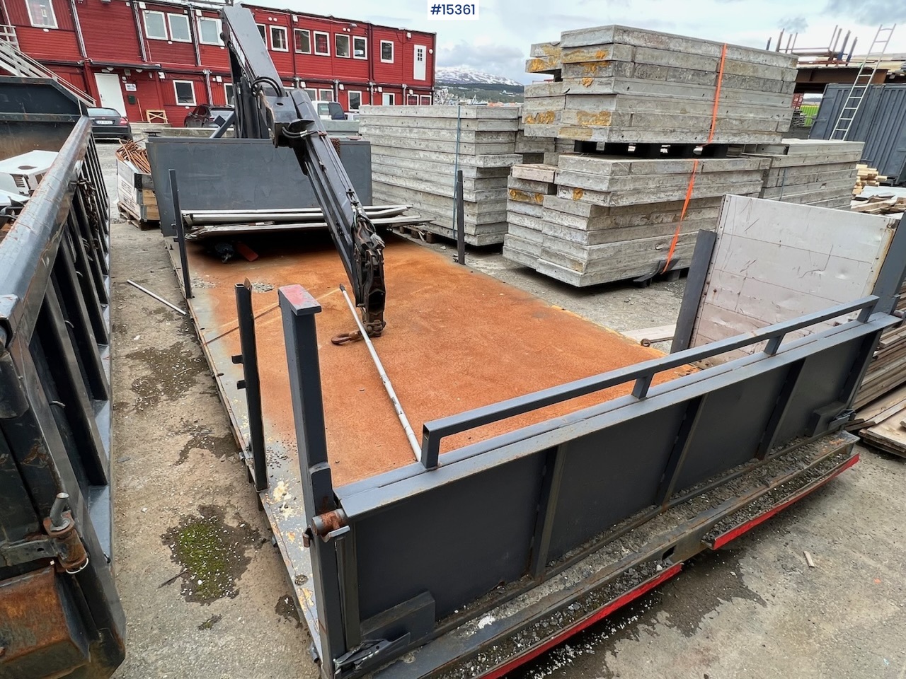 Krokløftkasse m/ HIAB kran - Roll-off container: picture 2 Krokløftkasse m/ HIAB kran - Roll-off container: picture 2