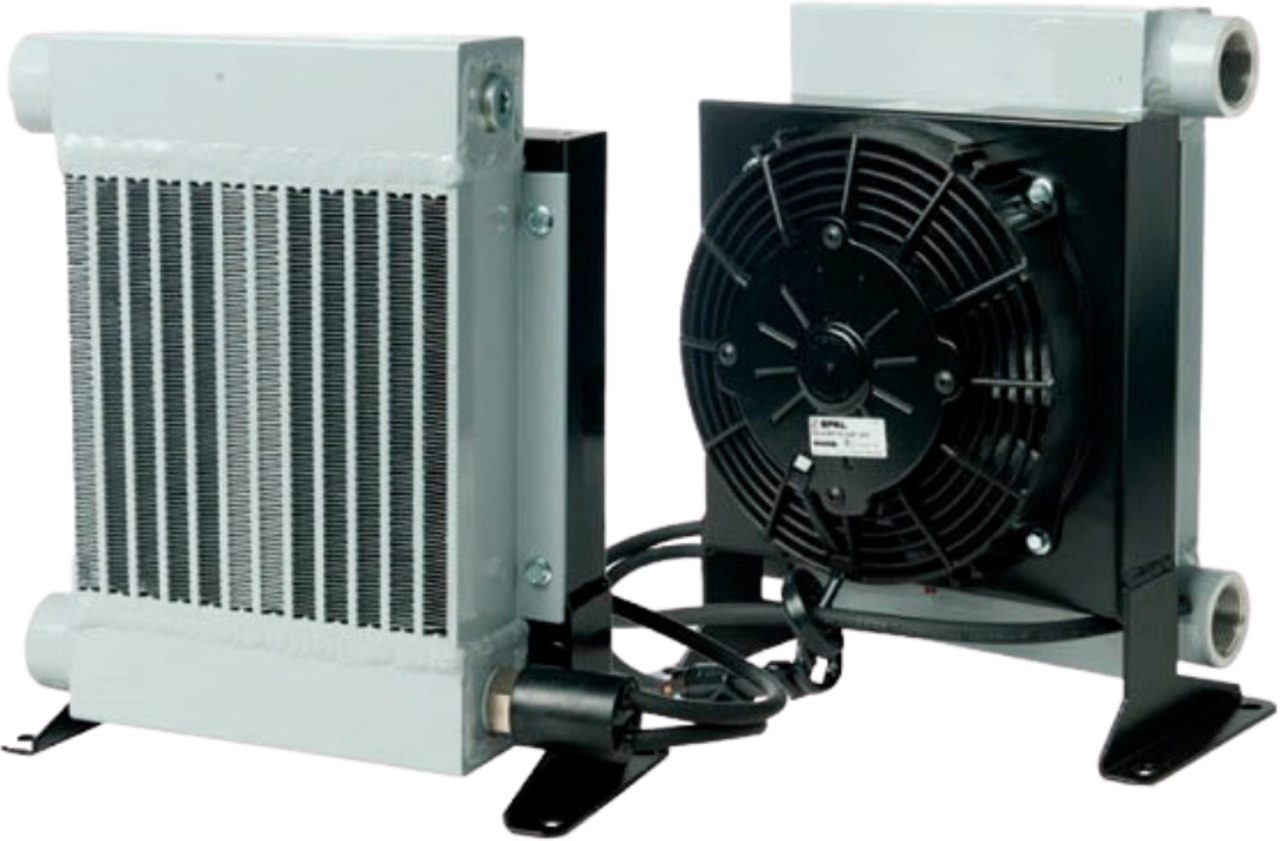 Oil cooler EA-390/2 - Cooling system for Loader crane: picture 1 Oil cooler EA-390/2 - Cooling system for Loader crane: picture 1