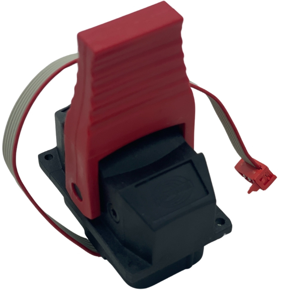 Red linear lever HBC Linus JLP00150 - Electrical system for Loader crane: picture 2 Red linear lever HBC Linus JLP00150 - Electrical system for Loader crane: picture 2