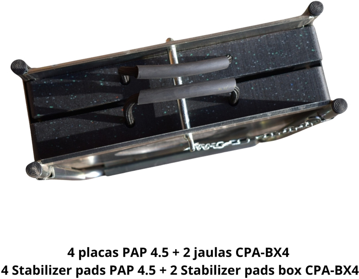 4 Stabilizer Pads PAP 4.5 + 2 Boxes CPA-BX4 OF-3-4P2J - Spare parts for Loader crane: picture 3 4 Stabilizer Pads PAP 4.5 + 2 Boxes CPA-BX4 OF-3-4P2J - Spare parts for Loader crane: picture 3