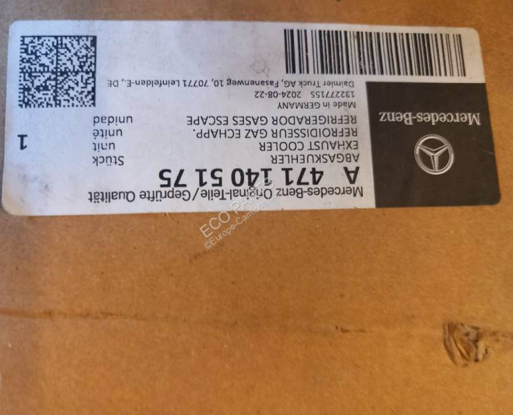 Mercedes - Exhaust system for Truck: picture 1 Mercedes - Exhaust system for Truck: picture 1