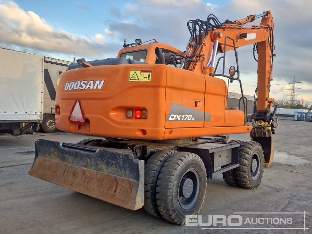 2010 Doosan DX170W - Wheel excavator: picture 5 2010 Doosan DX170W - Wheel excavator: picture 5
