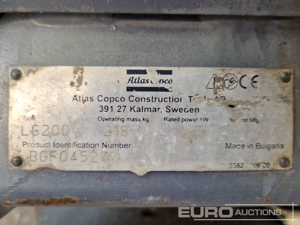 Asphalt machine 2014 Atlas Copco LG200: picture 9