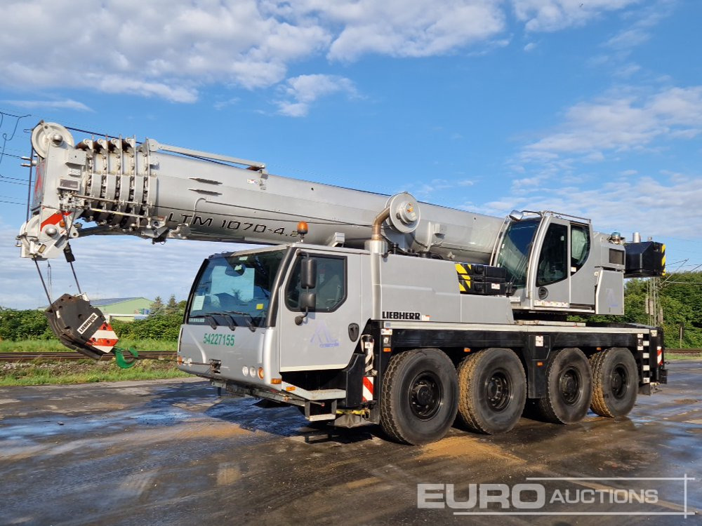 2016 Liebherr LTM1070-4.2 - Mobile crane: picture 1 2016 Liebherr LTM1070-4.2 - Mobile crane: picture 1