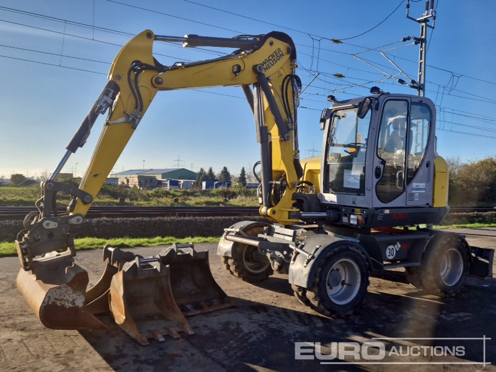 2018 Wacker Neuson EW100 - Wheel excavator: picture 1 2018 Wacker Neuson EW100 - Wheel excavator: picture 1