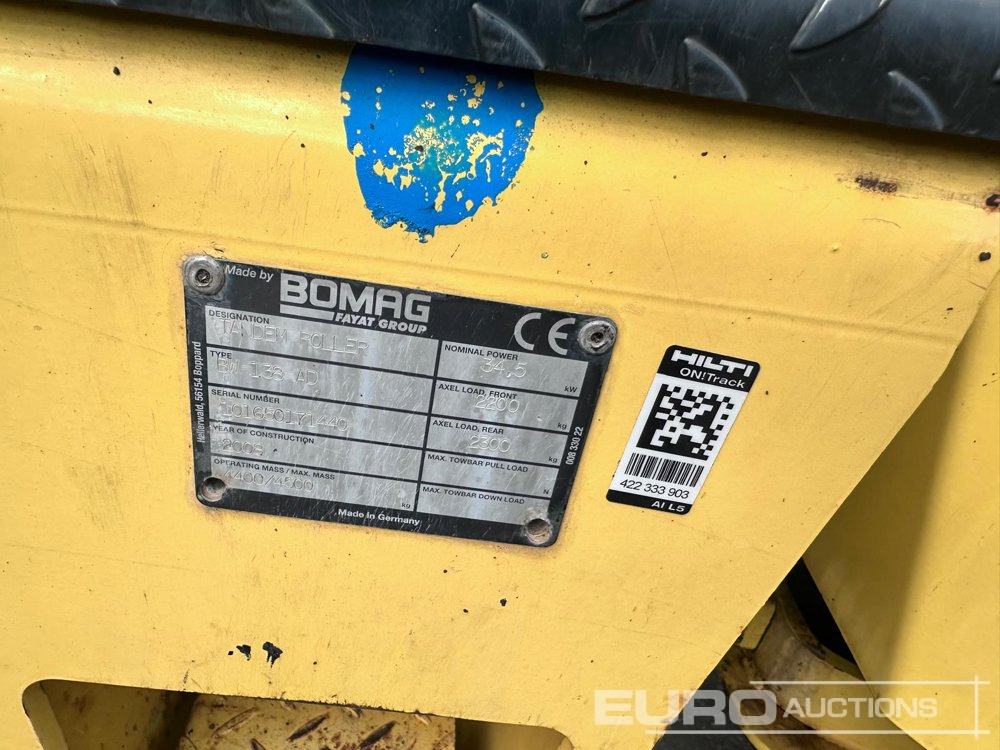 Bomag BW138AD - Roller: picture 2 Bomag BW138AD - Roller: picture 2