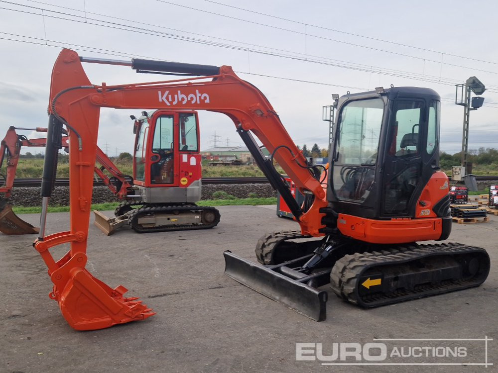 Kubota 55U - Mini excavator: picture 1 Kubota 55U - Mini excavator: picture 1