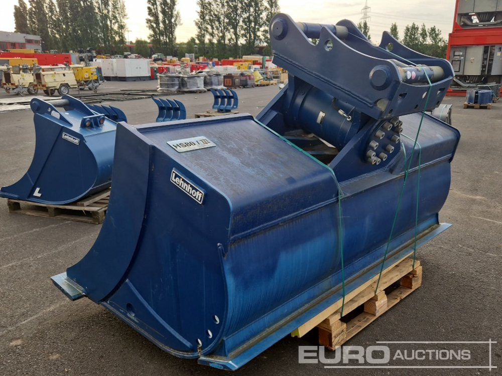 Lehnhoff Hydraulic Tilt Ditching Bucket, OilQuick OQ80 - Bucket: picture 2 Lehnhoff Hydraulic Tilt Ditching Bucket, OilQuick OQ80 - Bucket: picture 2