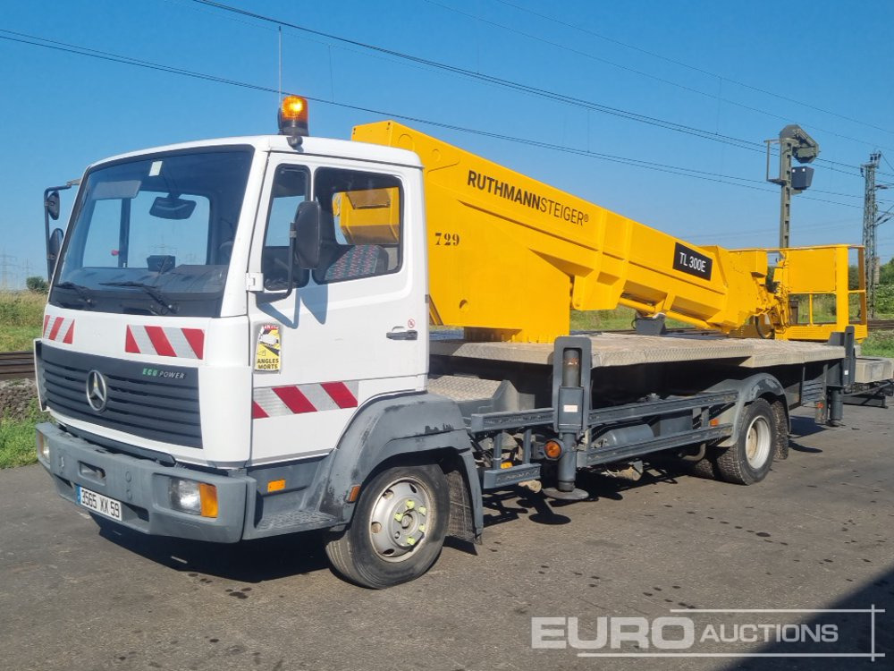 Mercedes 4x2 Access Truck, Manual Gearbox, Ruthmann Steiger TL 300E Boom, Access Platform - Truck mounted aerial platform: picture 1 Mercedes 4x2 Access Truck, Manual Gearbox, Ruthmann Steiger TL 300E Boom, Access Platform - Truck mounted aerial platform: picture 1