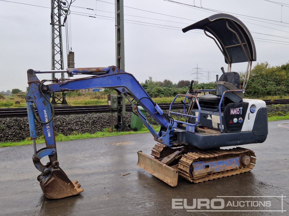 Mitsubishi MM15T - Mini excavator: picture 1 Mitsubishi MM15T - Mini excavator: picture 1