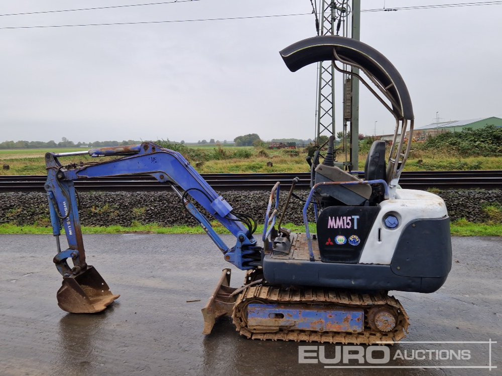 Mitsubishi MM15T - Mini excavator: picture 2 Mitsubishi MM15T - Mini excavator: picture 2