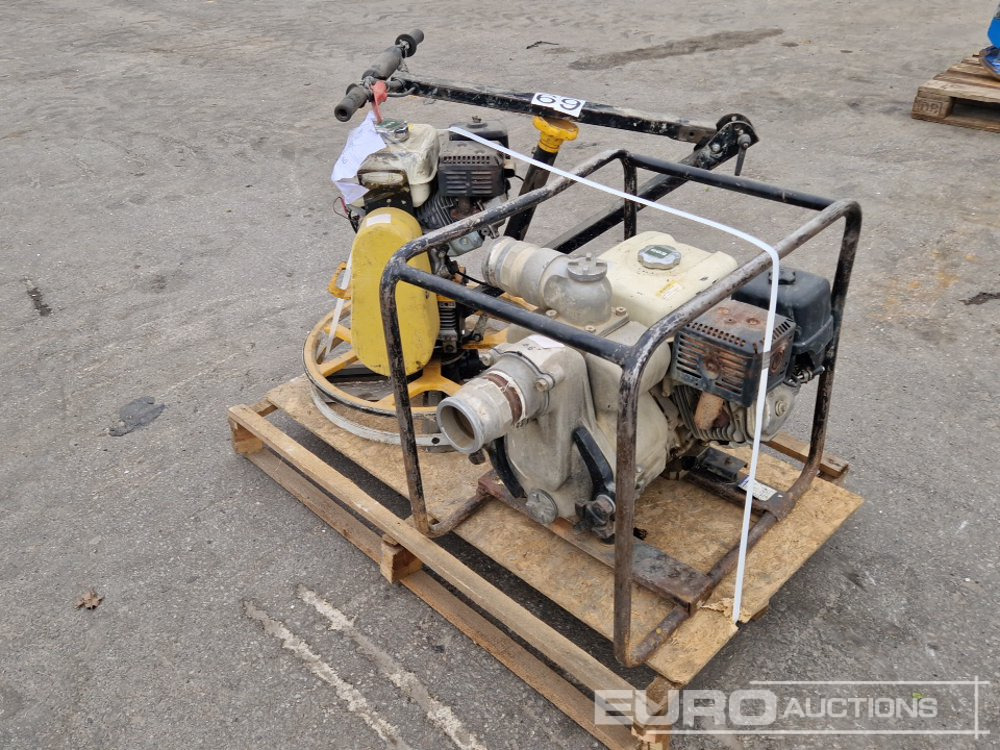 Pallet of Tifou600H Power Trowel, Tsumuari WaterPump - Asphalt machine: picture 2 Pallet of Tifou600H Power Trowel, Tsumuari WaterPump - Asphalt machine: picture 2