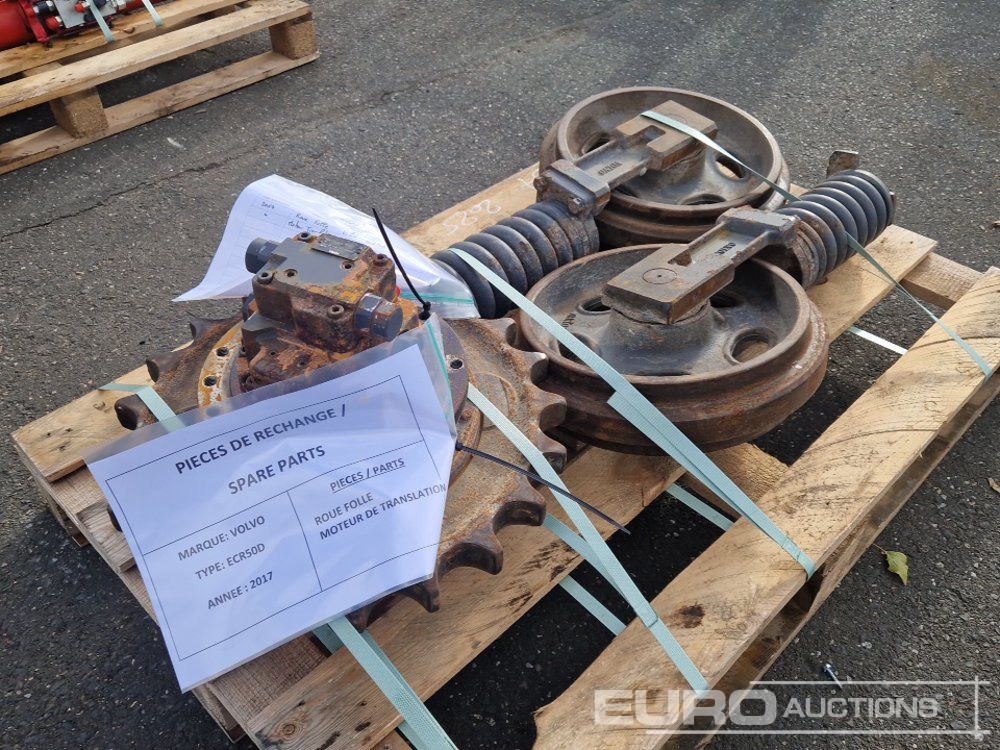 Idler (2 of) + Final Drive to suit Volvo ECR50D - Spare parts for Excavator: picture 4 Idler (2 of) + Final Drive to suit Volvo ECR50D - Spare parts for Excavator: picture 4