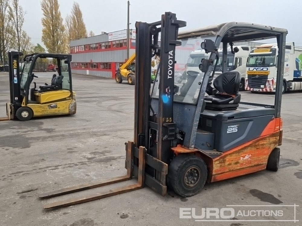 Toyota 8FBMT25 2.5 Ton Electric Forklift, 2 Stage Mast, Forks, - Electric forklift: picture 1 Toyota 8FBMT25 2.5 Ton Electric Forklift, 2 Stage Mast, Forks, - Electric forklift: picture 1