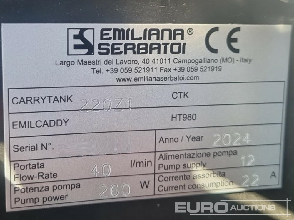 Storage tank Unused Emiliana Serbatoi 220Z1: picture 6
