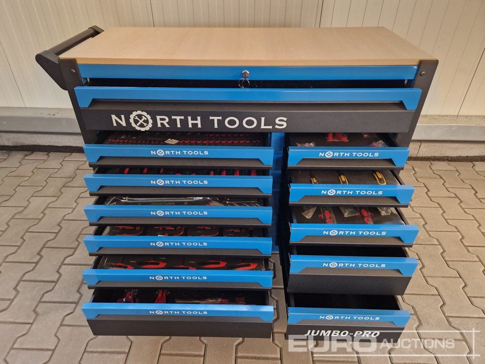 Unused NORTH-TOOL JUMBO-PRO 12 Drawer Tool Cabinet, Professional Tools - Workshop equipment: picture 5 Unused NORTH-TOOL JUMBO-PRO 12 Drawer Tool Cabinet, Professional Tools - Workshop equipment: picture 5