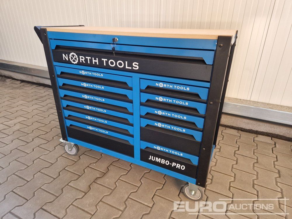 Unused NORTH-TOOL JUMBO-PRO 12 Drawer Tool Cabinet, Professional Tools - Workshop equipment: picture 3 Unused NORTH-TOOL JUMBO-PRO 12 Drawer Tool Cabinet, Professional Tools - Workshop equipment: picture 3