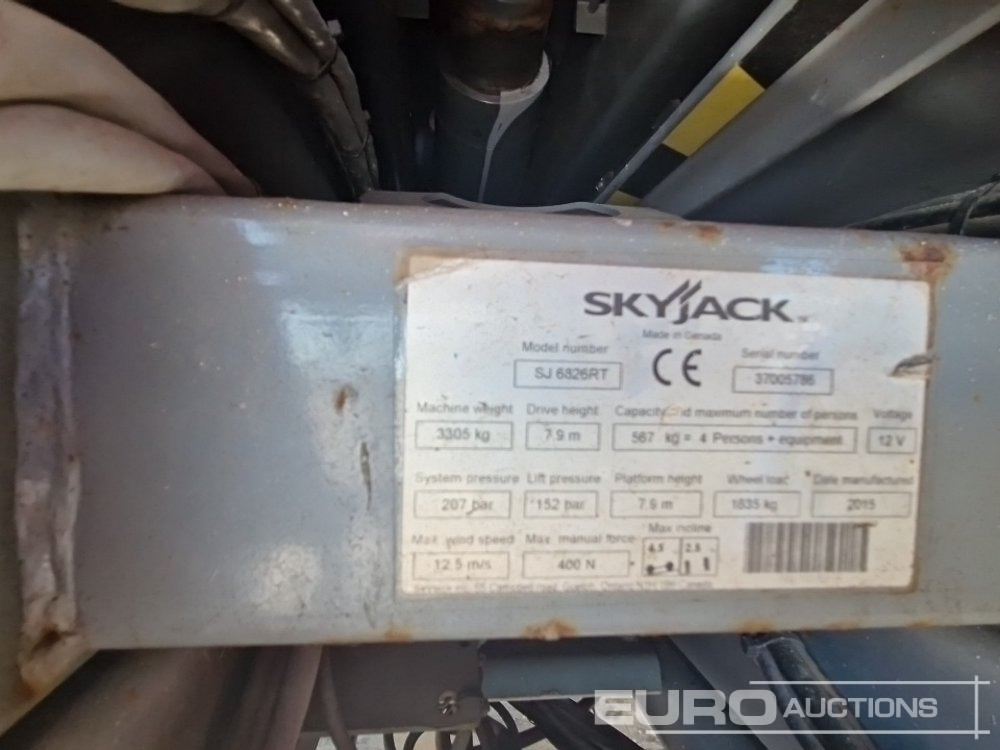 Aerial platform 2015 SkyJack SJ6826RT: picture 23