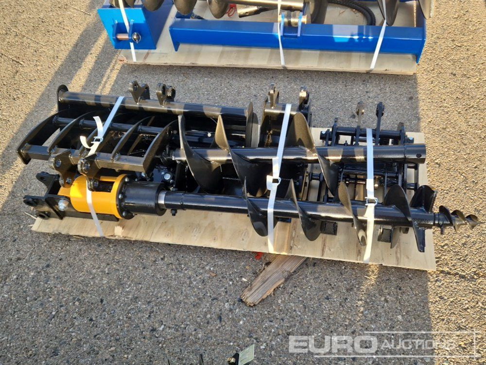 Unused 2025 Captok Qty (8 of) Rake, Ripper, Graber, 12" Auger, 16" Auger, 8" Narrow Bucket, 24" Bucket, 32" Bucket to suit Excavator - Attachment for Excavator: picture 5 Unused 2025 Captok Qty (8 of) Rake, Ripper, Graber, 12" Auger, 16" Auger, 8" Narrow Bucket, 24" Bucket, 32" Bucket to suit Excavator - Attachment for Excavator: picture 5