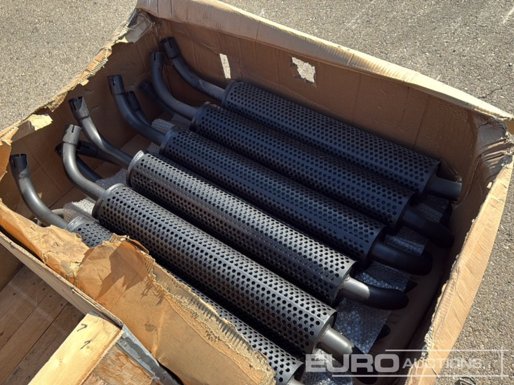 Pallet of Exhaust Silencers to Suit Deuz Motors for Ausa (12 of) - Construction equipment: picture 1 Pallet of Exhaust Silencers to Suit Deuz Motors for Ausa (12 of) - Construction equipment: picture 1