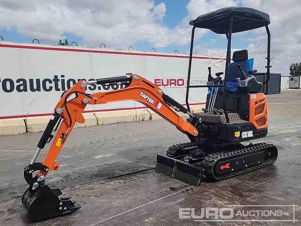Unused 2025 Captok CK18FL - Mini excavator: picture 1 Unused 2025 Captok CK18FL - Mini excavator: picture 1