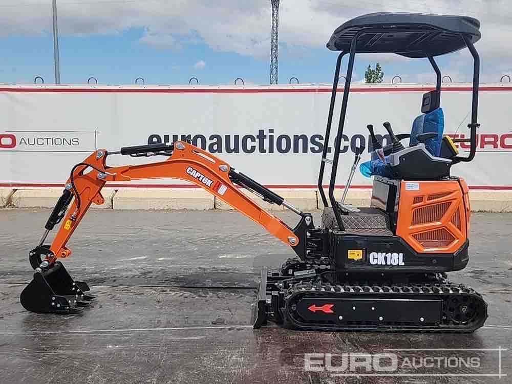Unused 2025 Captok CK18FL - Mini excavator: picture 2 Unused 2025 Captok CK18FL - Mini excavator: picture 2
