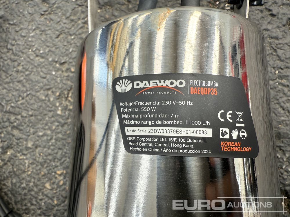 Unused Daewoo DAEQDP35 - Water pump: picture 4 Unused Daewoo DAEQDP35 - Water pump: picture 4