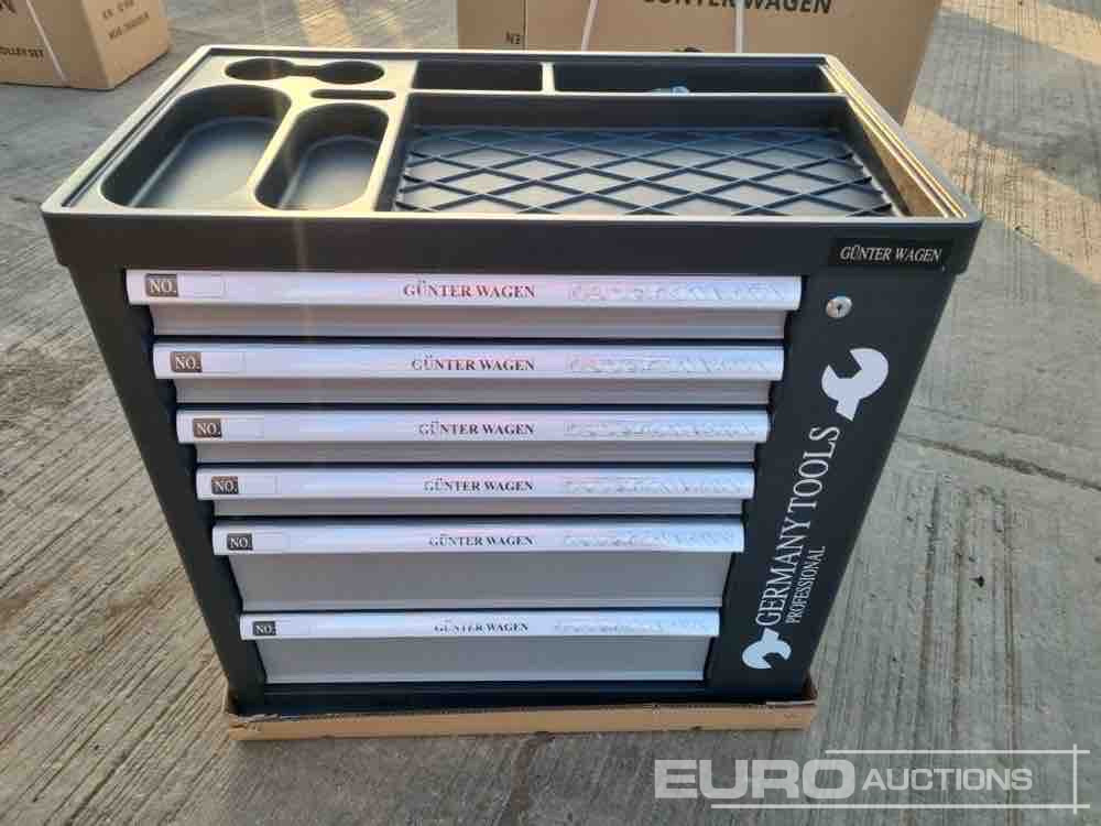 Workshop equipment Unused Germany Tools Tools Trolley, 220Pcs, Complete with Tools, 6 Drawers  / Carro Porta Herramientas Completo, 6 Cajones: picture 10