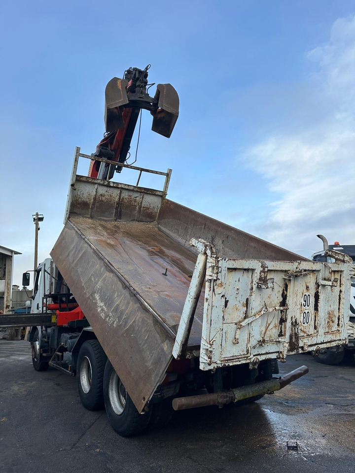 Camion bi-benne Renault CE-598-ON - Tipper, Crane truck: picture 2 Camion bi-benne Renault CE-598-ON - Tipper, Crane truck: picture 2