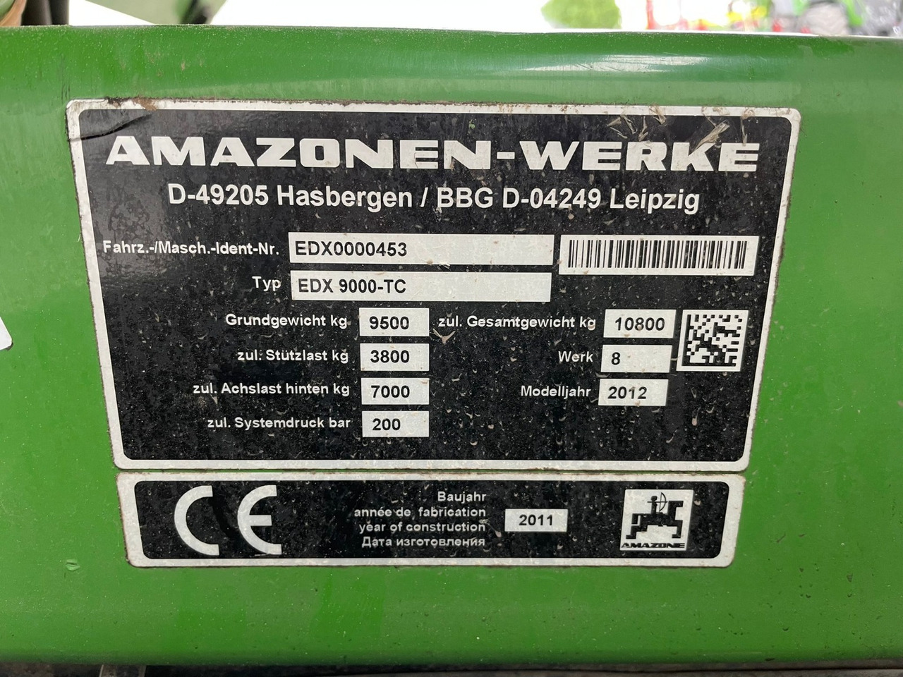 Amazone EDX 9000-TC - Seed drill: picture 2 Amazone EDX 9000-TC - Seed drill: picture 2