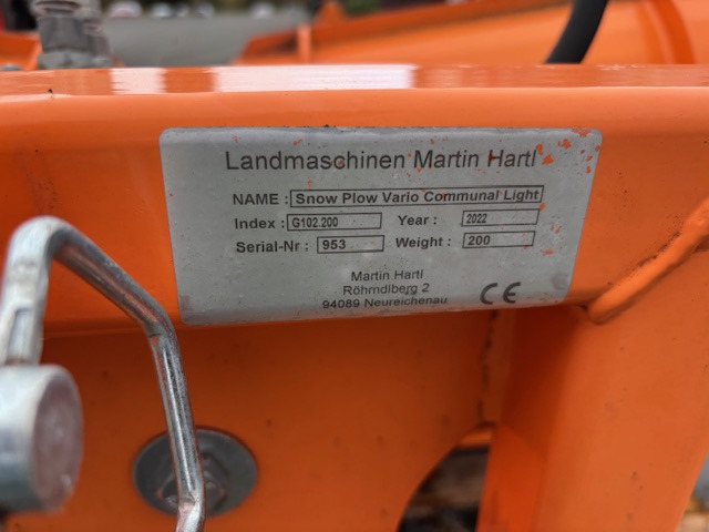 Branson Vario Schneepflug 2000 - Snow plough: picture 2 Branson Vario Schneepflug 2000 - Snow plough: picture 2