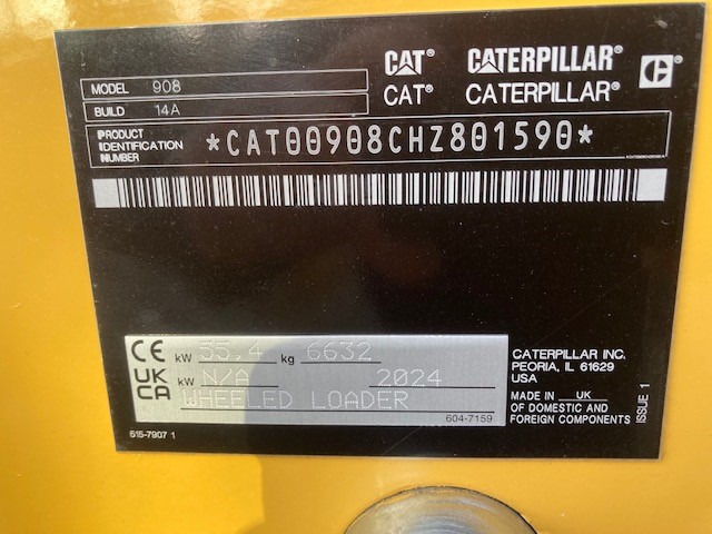 Caterpillar Radlader 908HL - Wheel loader: picture 2 Caterpillar Radlader 908HL - Wheel loader: picture 2