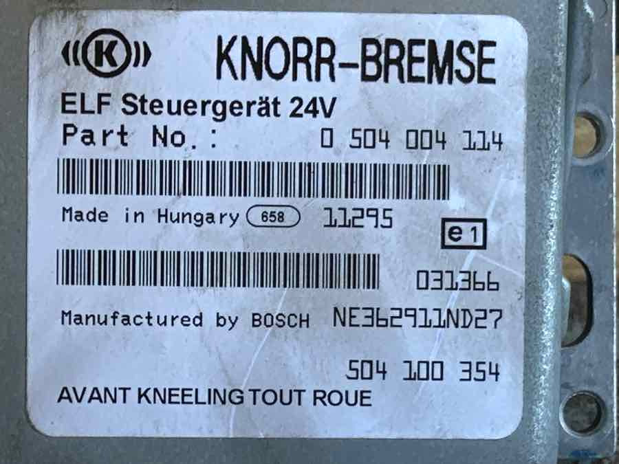 IVECO ECU BUS 504100354 - ECU for Bus: picture 3 IVECO ECU BUS 504100354 - ECU for Bus: picture 3