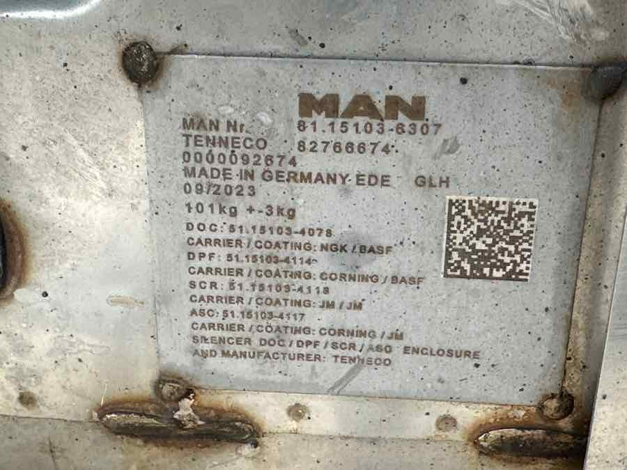 MAN EXHAUST 81.15103-6307 - Exhaust system for Truck: picture 4 MAN EXHAUST 81.15103-6307 - Exhaust system for Truck: picture 4