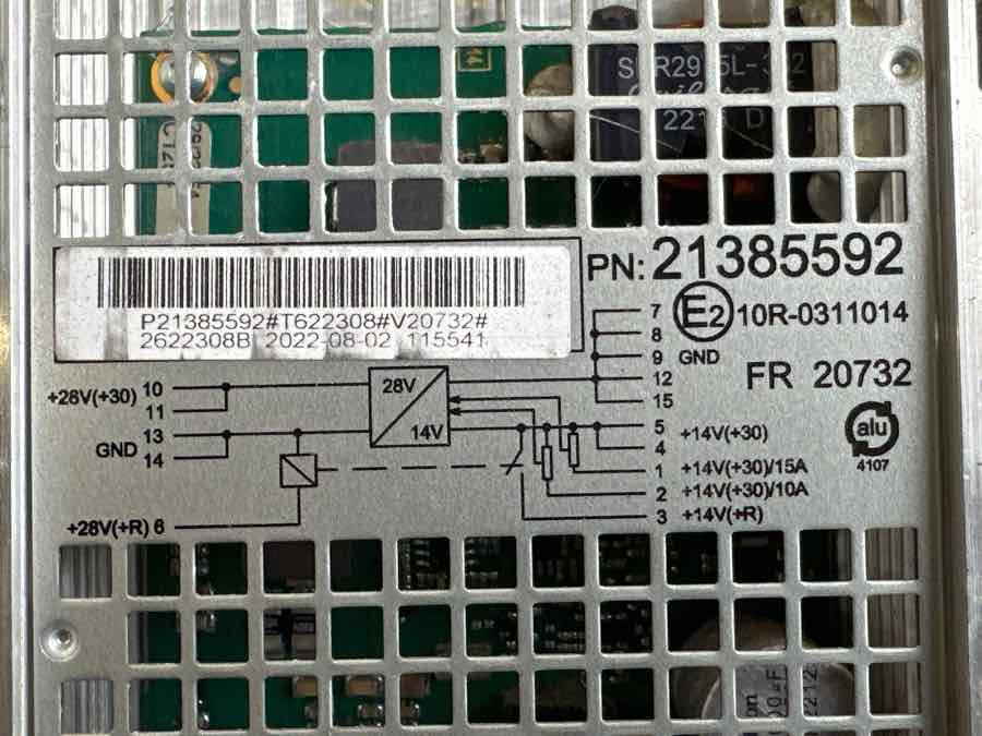 VOLVO SWITCH 21385592 - Electrical system for Truck: picture 3 VOLVO SWITCH 21385592 - Electrical system for Truck: picture 3
