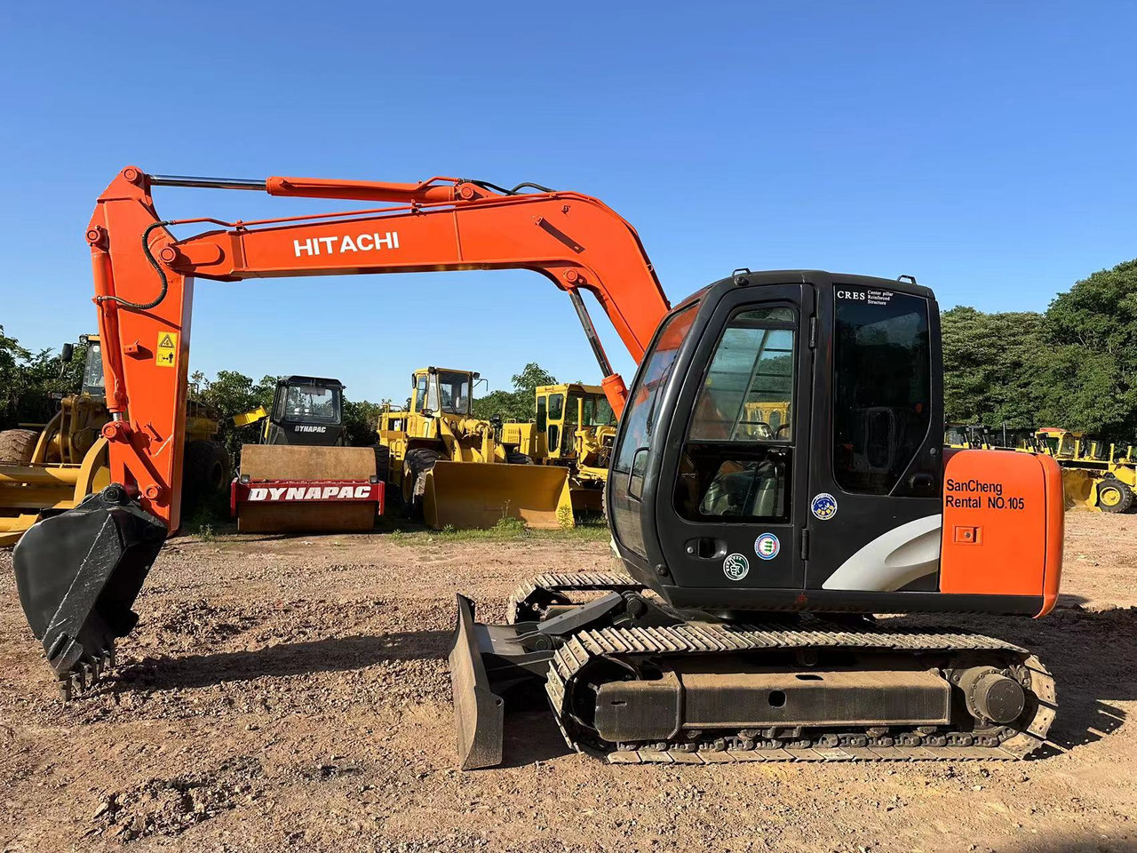 HITACHI ZAXIS ZX70 - Mini excavator: picture 3 HITACHI ZAXIS ZX70 - Mini excavator: picture 3