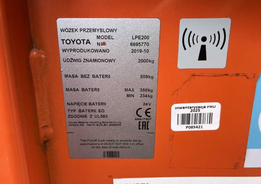 BT LPE200 - Pallet truck: picture 4 BT LPE200 - Pallet truck: picture 4